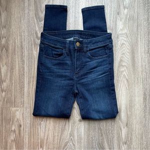American Eagle Super Stretch Skinny Denim Jeans Dark Wash Size 4 Y2K